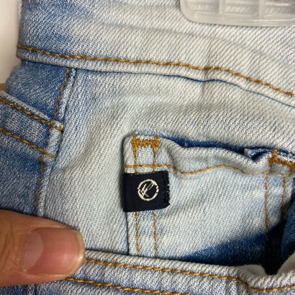 kancan Womens Jeans Sz 26 Light Wash Distressed - Picture 5 of 6